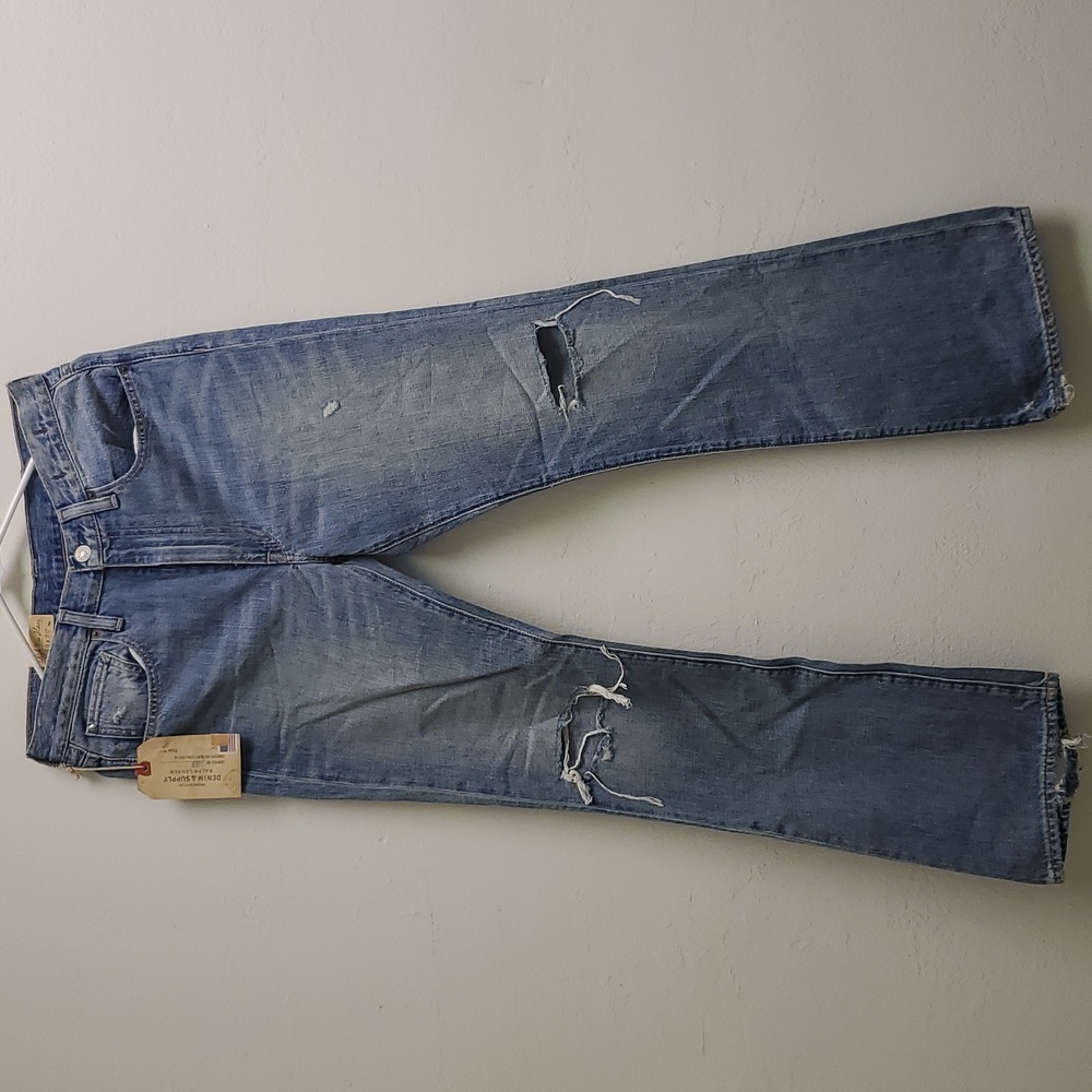 Ralph Lauren "Denim & Supply" High Rise Flare Jeans Size 28x30 NWT